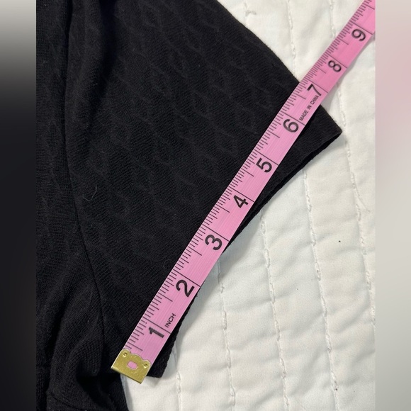 Maeve by Anthropologie Black Cocktail Sheath Dress with Puff Sleeves - Picture 8 of 14